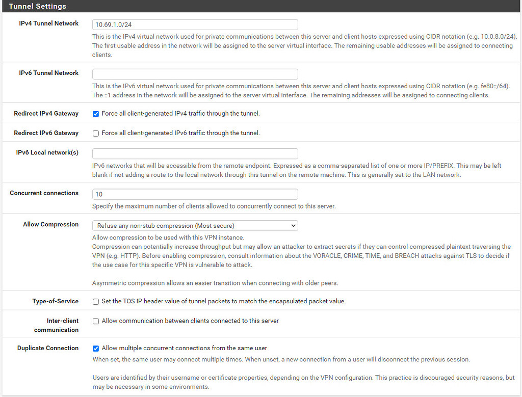 Connect Untangle Client to Pfsense Server over Tunnel OpenVPN