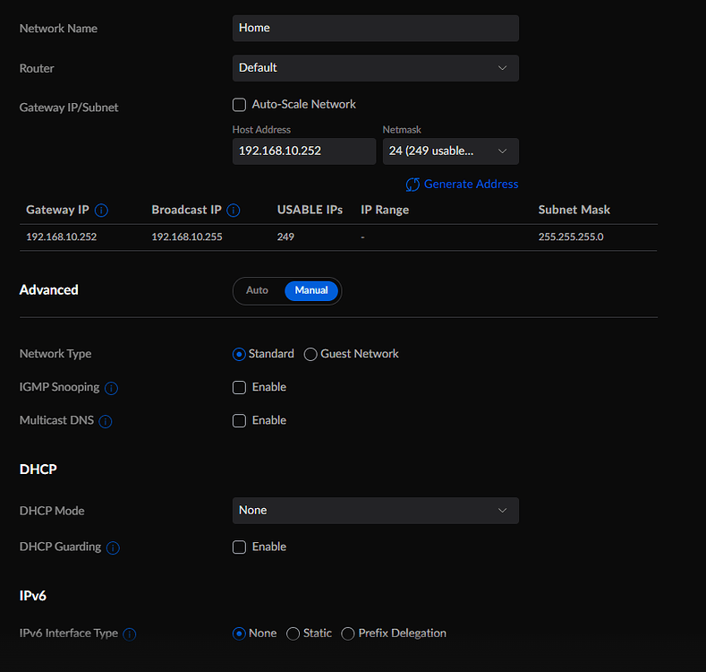 Unifi Setting default network to Third Party Gateway - Networking ...