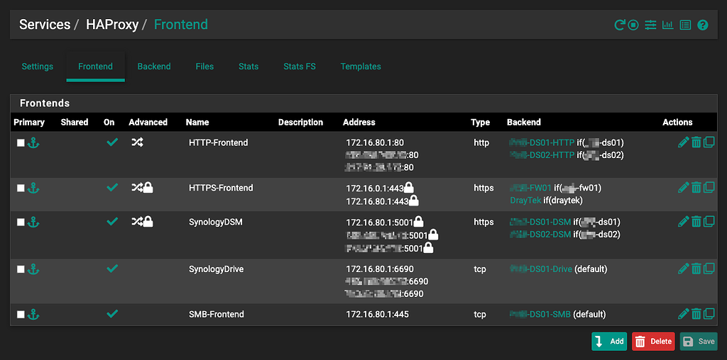 Synology Drive Client (Windows/macOS) through HAProxy on pfSense ...