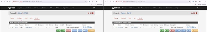 pfSense SYNC Firewall