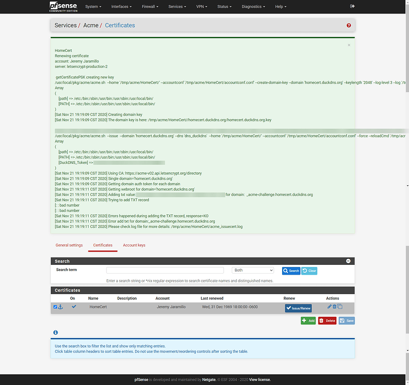 opnsense letsencrypt