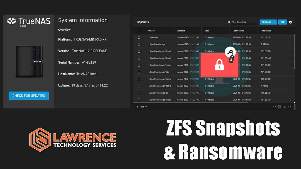 How To Use TrueNAS ZFS Snapshots For Ransomware Protection & VSS Shadow