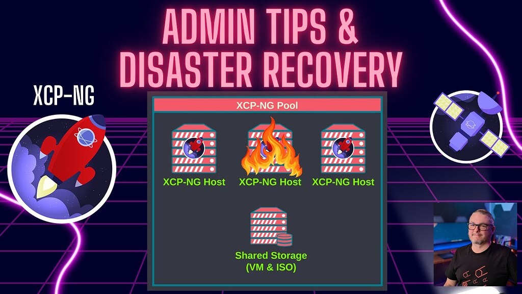 XCPng and XO Admin Tips Video Commands Computer Hardware & Server