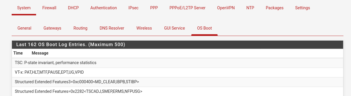 Missing Log Entries